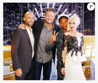 Adam Levine, Blake Shelton, Pharrell Williams Et Gwen - Gwen Stefani Inside Mansion
