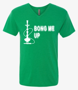 Bong Me Up Men's V Neck T Shirt - T-shirt