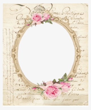 Marco Viejo Flores Vintage Antiguo - Garden Roses