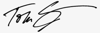 Toms Signature 1 - Line Art