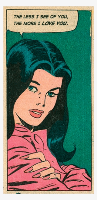 Click If You Love The Beauty Of - Pop Art Vintage Comics