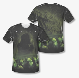 Alien™ Ominous All Over T Shirt - Alien - They're Here -- All-over Front