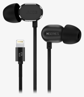 Akg N20 Lt In-ear Headphones With Apple Iphone Lightning - Akg N20 Lt Earphones - Black