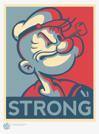 Popeye Strong Pullover Hoodie - Popeye - Strong