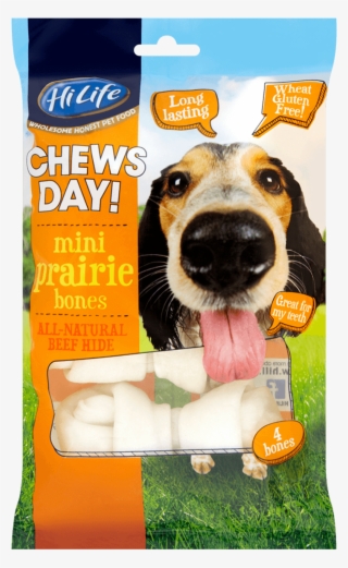 Mini Prairie Bones 4 Pack - Hilife Chews Day! Mini Prairie Bones