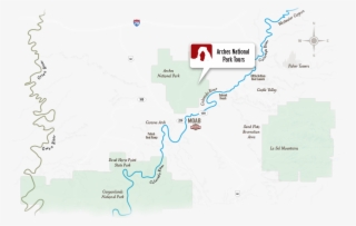 Arches National Park Map - National Park