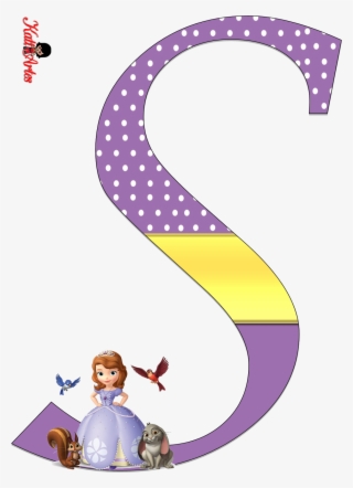 Clipart Letters Princess - Sofia The First All Alphabets