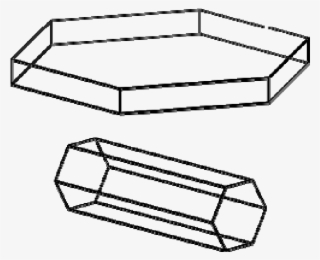 Hexagonal Plate And Column Ice Crystals - Ice Crystals