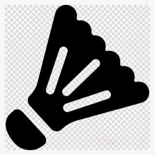 Shuttle Cock Silhouette Clipart Shuttlecock Badminton - Vinyl Record Transparent Background