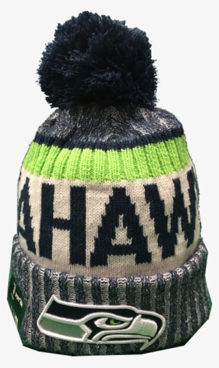 Seattle Seahawks Nfl 17 Sideline Pom Toque - Knit Cap