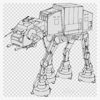 Color Star Wars Walker Clipart Luke Skywalker Obi-wan - St Coloring Page Star Wars