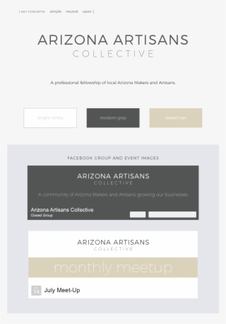 Arizona Artisans Collective Simple Logo And Branding