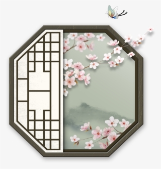 Classical Beautiful Window Decoration Vector - Chunfen