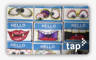 Special Edition Tap Card With Madmelo Hello Graphics - Hello My Name