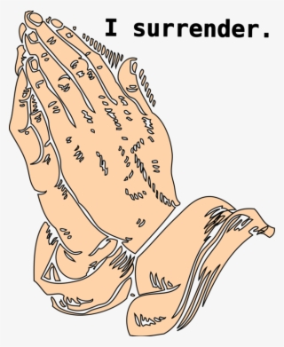 Praying Hands Prayer Thumb Religion - انا استسلم