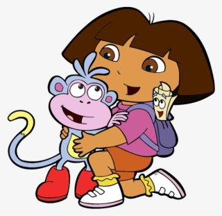 Dora The Explorer Clipart - Dora Boots And Map