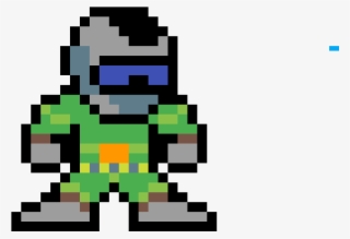 Doom Guy - Mega Man Standing Sprite