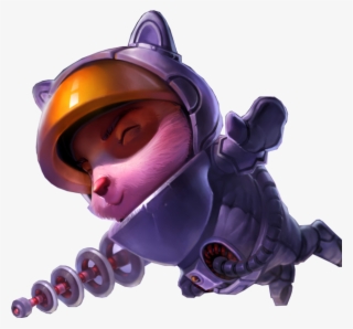 *the Images May Appear With A Colored Background, The - Astronaut Teemo Png