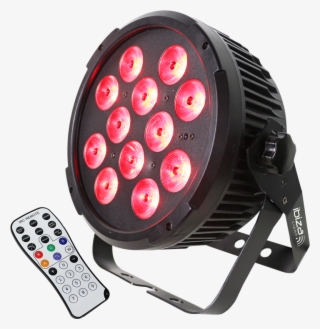 12 X 12w 6 In 1 Rgbwa Uv Par Can Irc Parled1212ir - Ibiza Light Parled1212ir Led Par Can 15-1476