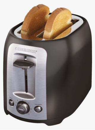 Black & Decker® 2-slice Toaster Black And Stainless - Black & Decker 2-slice Toaster Black