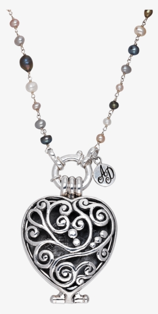 Set Aroma Dream Silver Heart - Necklace