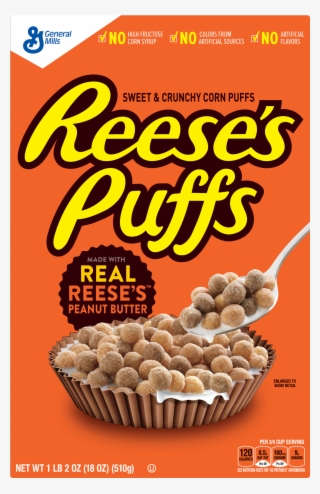 Reese's Peanut Butter Puffs Breakfast Cereal, 18 Oz