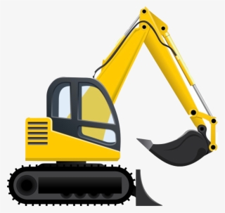 Clipart Freeuse Stock Bulldozer Clipart Yellow - Excavator Vector Png