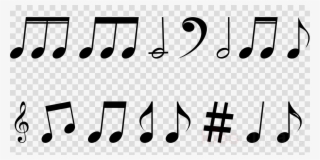 Nota Silüet Png Clipart Musical Note Silhouette - Musical Notes