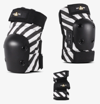 1-tri Adult Pad Set Black Stripe - Bag