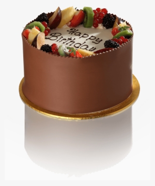 Fresh Handmade 6" Macedonia Cake With Dark Chocolate - Patisserie Valerie Macedonia Cake