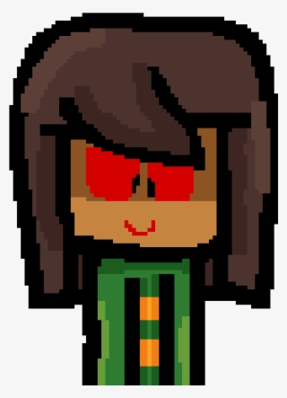 Chara From Undertale - Pixel Faces