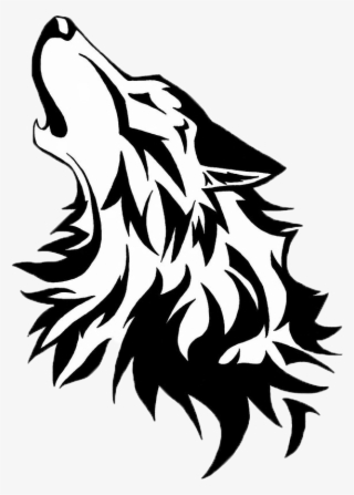 Wolf Head Stencil