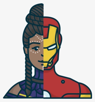 Superhero Has An Eye For Hyper-advanced Technologies - Cartoon