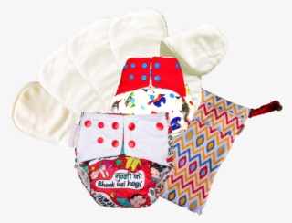 Freesize Starter Pack Cloth Diaper - Beige