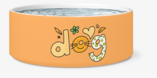 Cartoon Dog Bowl - Dog