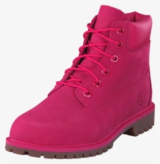 6 In Premium Wp Boot Rose Red Waterbuck - Timberland Rosa Red