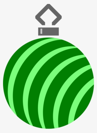 Christmas Ornament Ball Santa Claus Christmas Day Green - Clipart Christmas Bauble