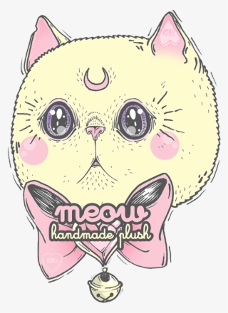 Faux Fur Fabric, Felt, Cotton Ball, Plastic Gem, Satin - Meow Canvas Print - Small By Loll3