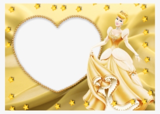Free Png Princess Kids Yellow Transparent Frame Png - Blank Greeting Card Design For Birthday