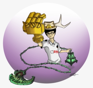 Cj Entus Support - Cartoon