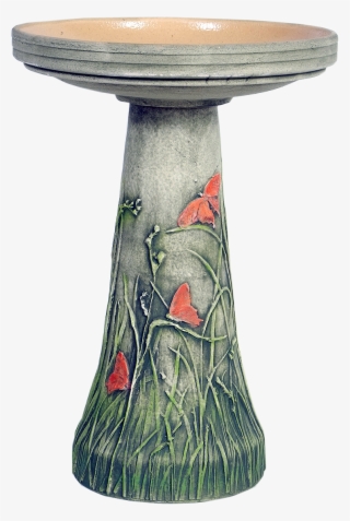 Butterfly Birdbath Handcrafted From Burley Clay Products - Birds Choice Burley Clay Handpainted Butterfly Bird