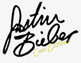 Justin Bieber Firma Png - Justin Bieber Autograph Png