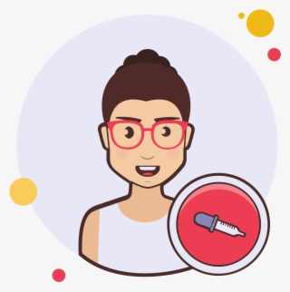 Pick Colors Female Icon - Icon