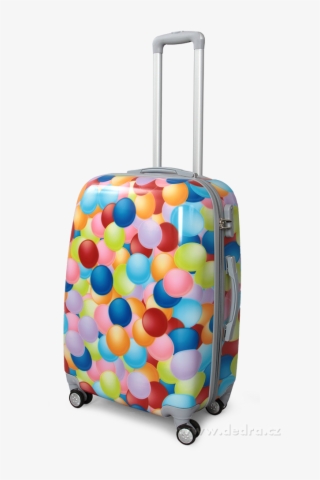 Kufr Střední Colorful Bubbles 44 X 26 X 60 Cm - Kufry Na Kolečkách Barevné