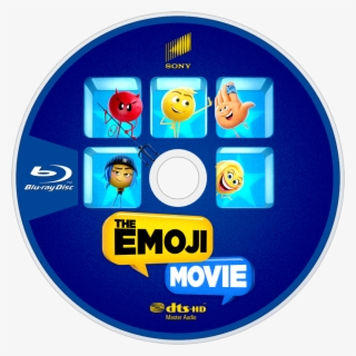 The Emoji Movie Bluray Disc Image - Emoji Movie Coloring Book: Great Coloring Book For