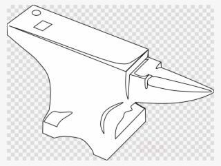 Drawing Of Blacksmith Tool Clipart Line Art Black And
