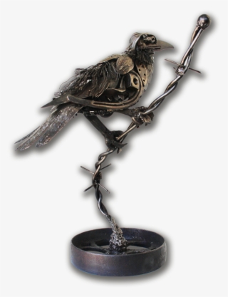 Mike Desrochers Artist Blacksmith Raven - Artist