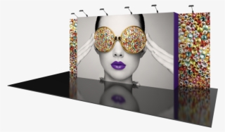 Vector Frame Essential 20ft Modular Backwall Kit - Motif