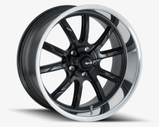 Ridler 650 Wheel Matte Black Mustang 2005-2017 Gt V6 - American Racing Wheels Vn507