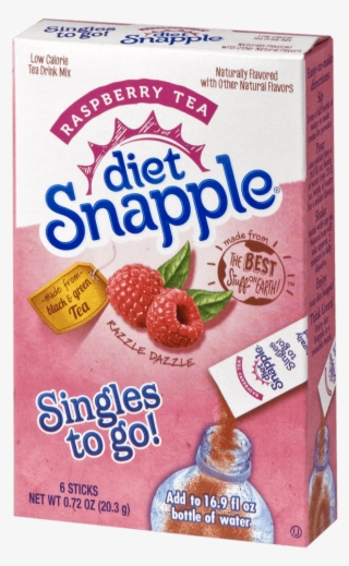 Diet Snapple Raspberry Tea Singles To Go